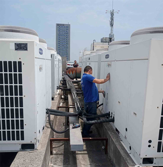 炉霍中央空调制热和不制冷系统维修方法